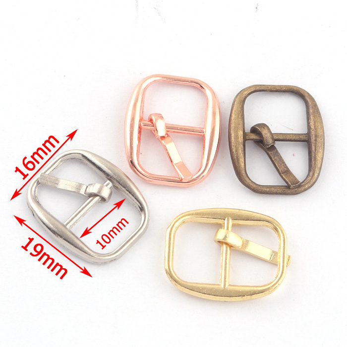 Small Metal 10mm pin buckle sandals and shoes center pin buckle purse watches belt buckles Hardware Accessories