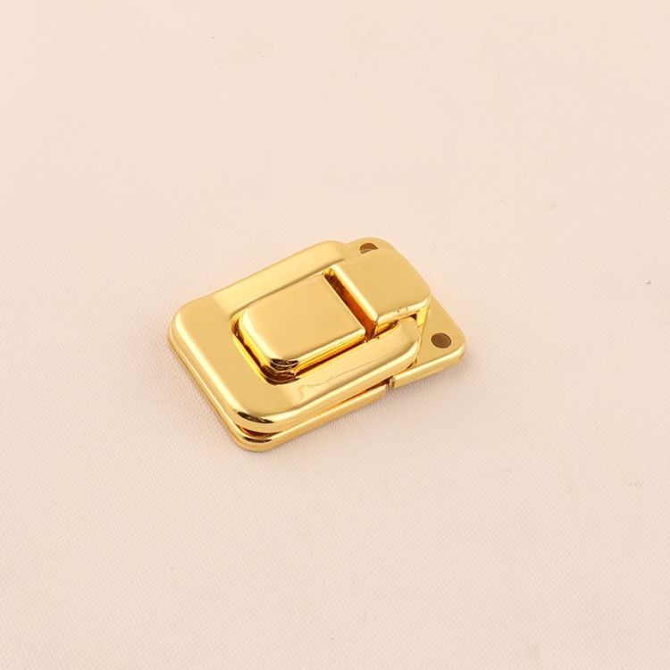 high quality gold color metal jewelry box lock hardware for wooden box