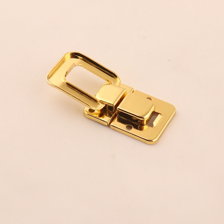 high quality gold color metal jewelry box lock hardware for wooden box