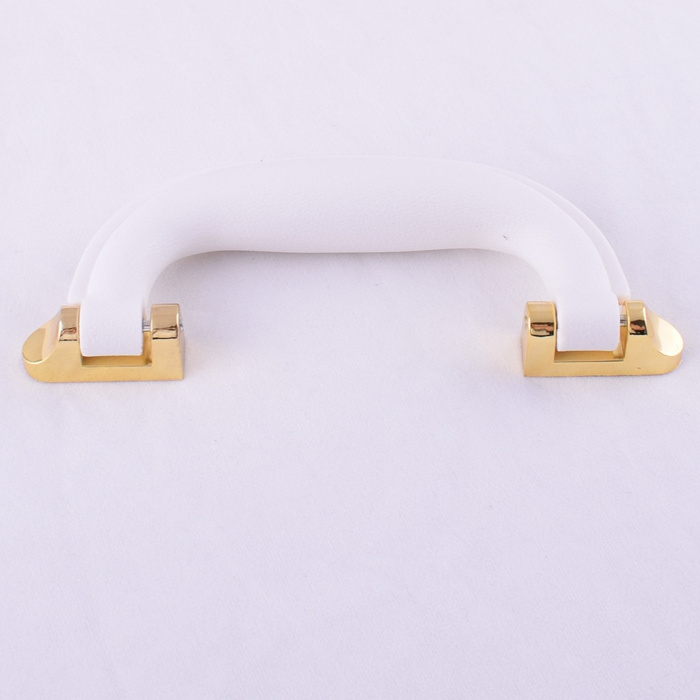 white color plastic briefcase pull handle for suitcase luggage