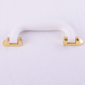 white color plastic briefcase pull handle for suitcase luggage