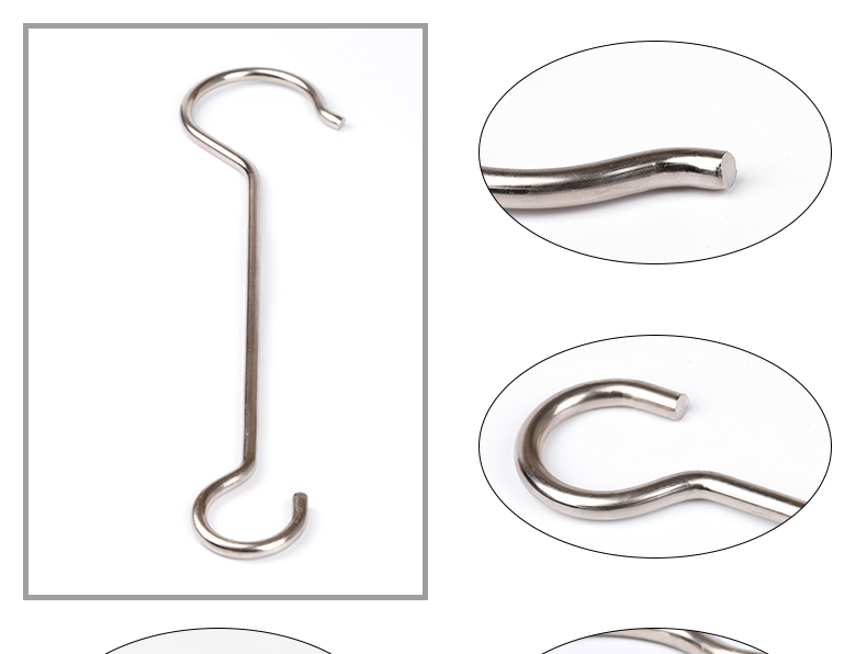 Customized Manufacturer Hardware Stainless Steel Metal Hanging Snap Wire j Hook g hook