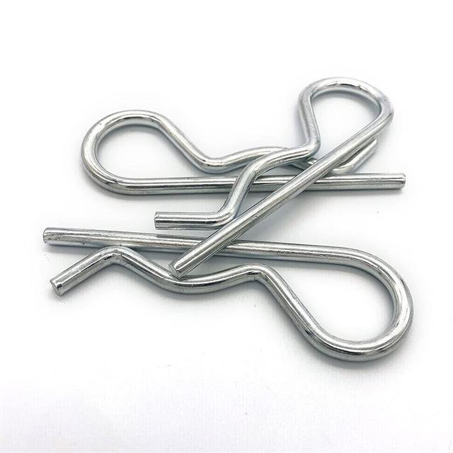 Factory Stainless Steel Heavy Duty Hitch Pins Clip R Clips Spring Retaining Wire Hair Pins Cotter Pin R Clip