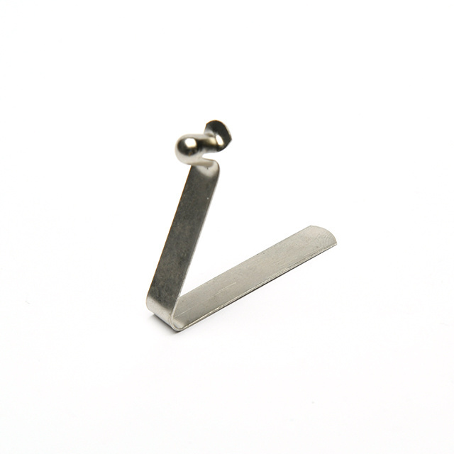 Custom Steel Spring Tent Tube Lock V Shaped Flat Push Button Clips Pins Stainless Steel  V Shape Spring Clip