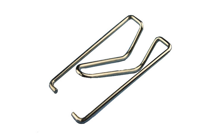 Custom Wire Forms Clothespin Spring Retaining Metal Stainless Steel Binder Clips With Hook