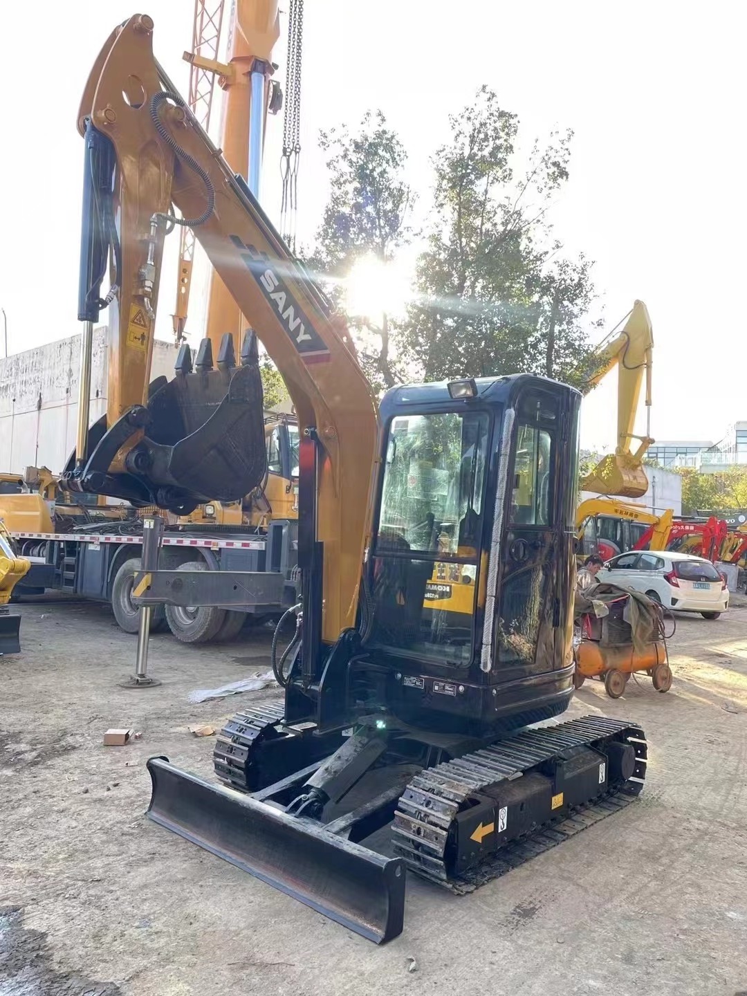 3 Ton MINI Equipment SANY 35U Used Sany Excavator sany SY35U SY55 SY60 SY75C for sale with good price