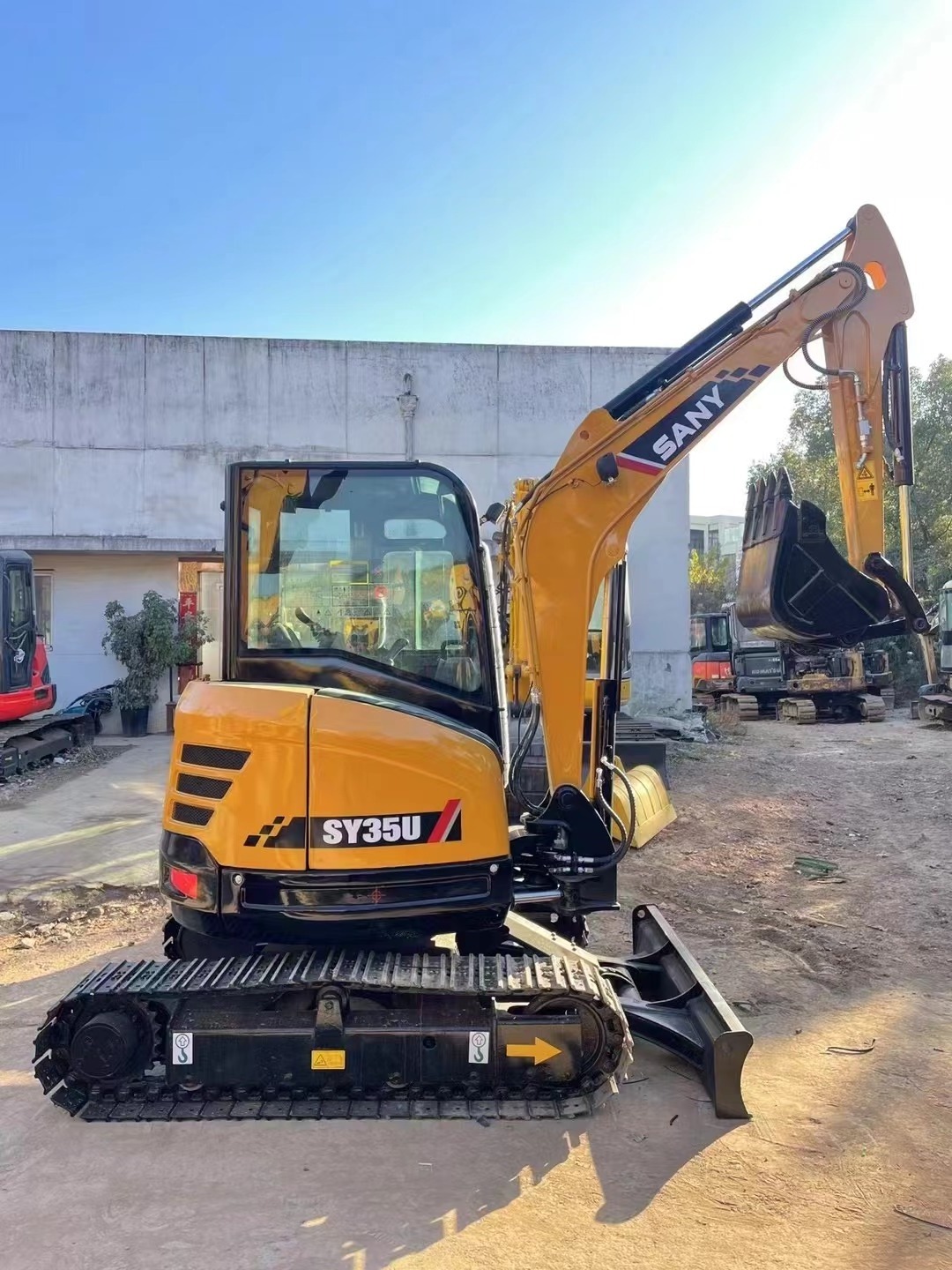 3 Ton MINI Equipment SANY 35U Used Sany Excavator sany SY35U SY55 SY60 SY75C for sale with good price