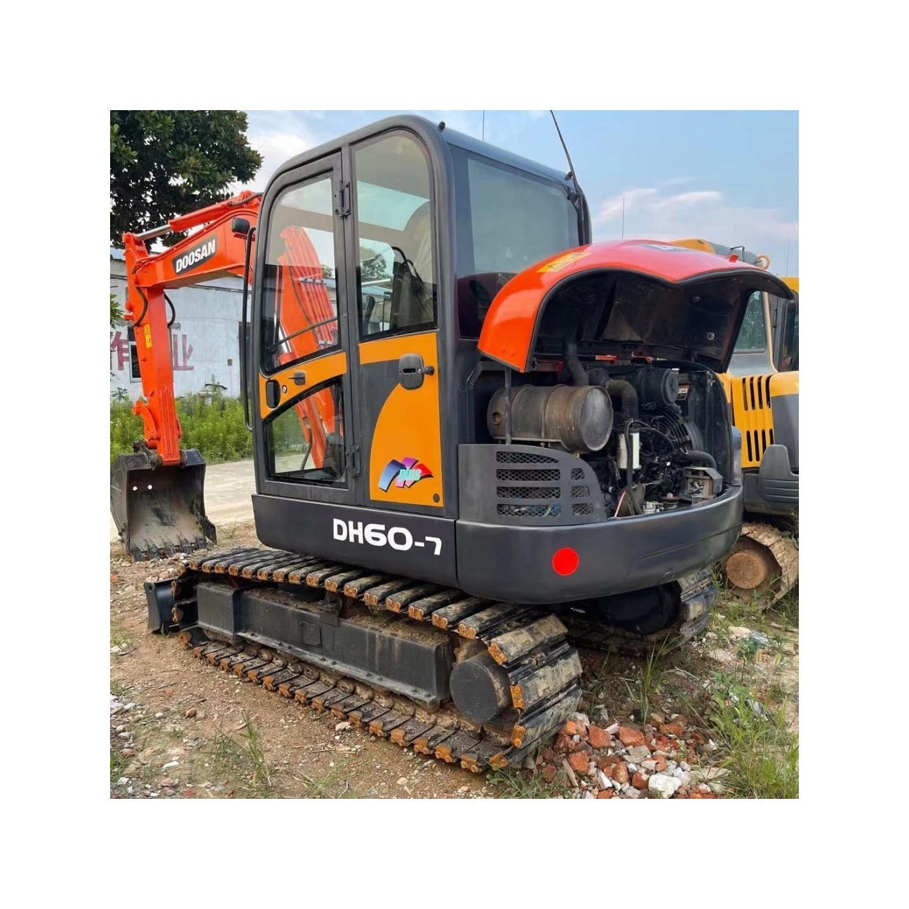 Used Doosan Dx60 DH60 Mini Excavator Original Doosan Dx60-9 DH60 DX55 DX60-7 DX80 DX75