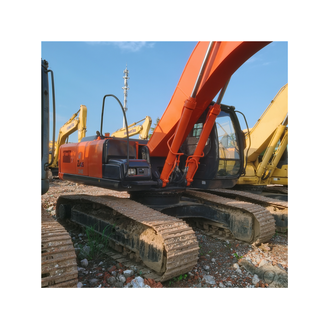 Hitachi Used 24 Ton Second Hand Mining Machine Zaxis Zx 240 Construction Machinery Crawler Excavators