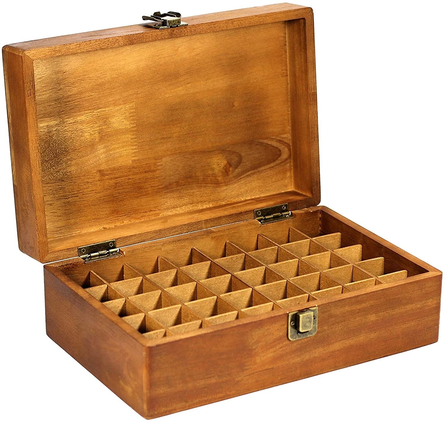 Essential oil wooden box, can hold 40 standard essential oil bottles, essential oil bottle storage display