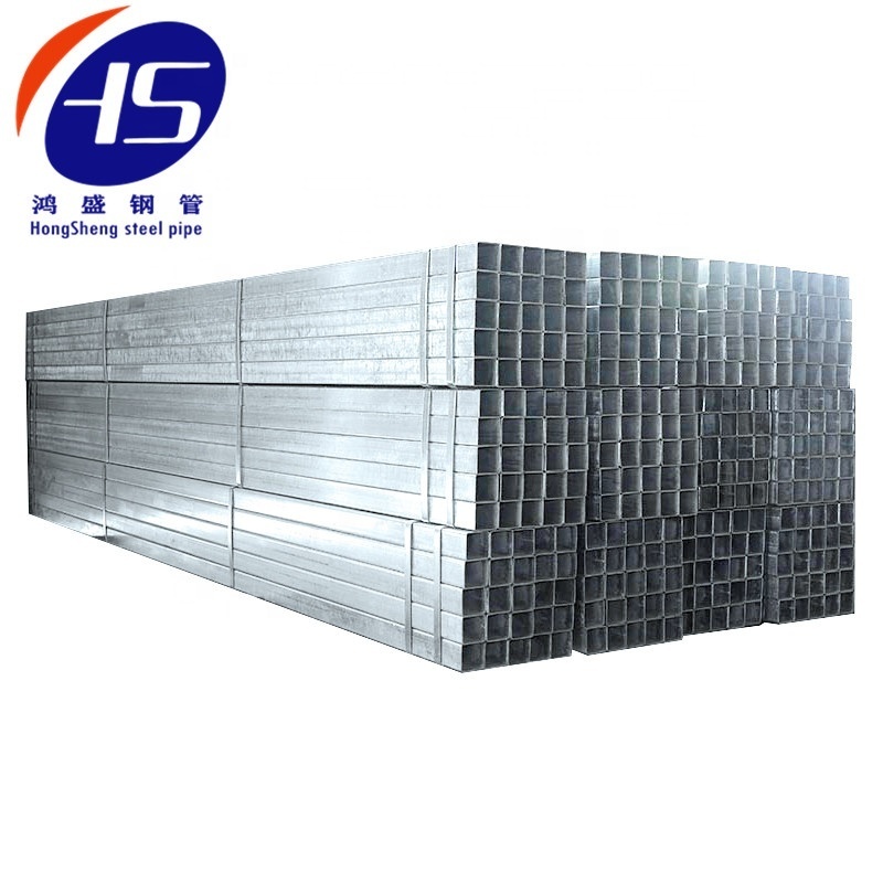 75x50mm rectangular steel pipes weight ms square pipe 75*75 thick wall hollow section steel tube with good quality for you