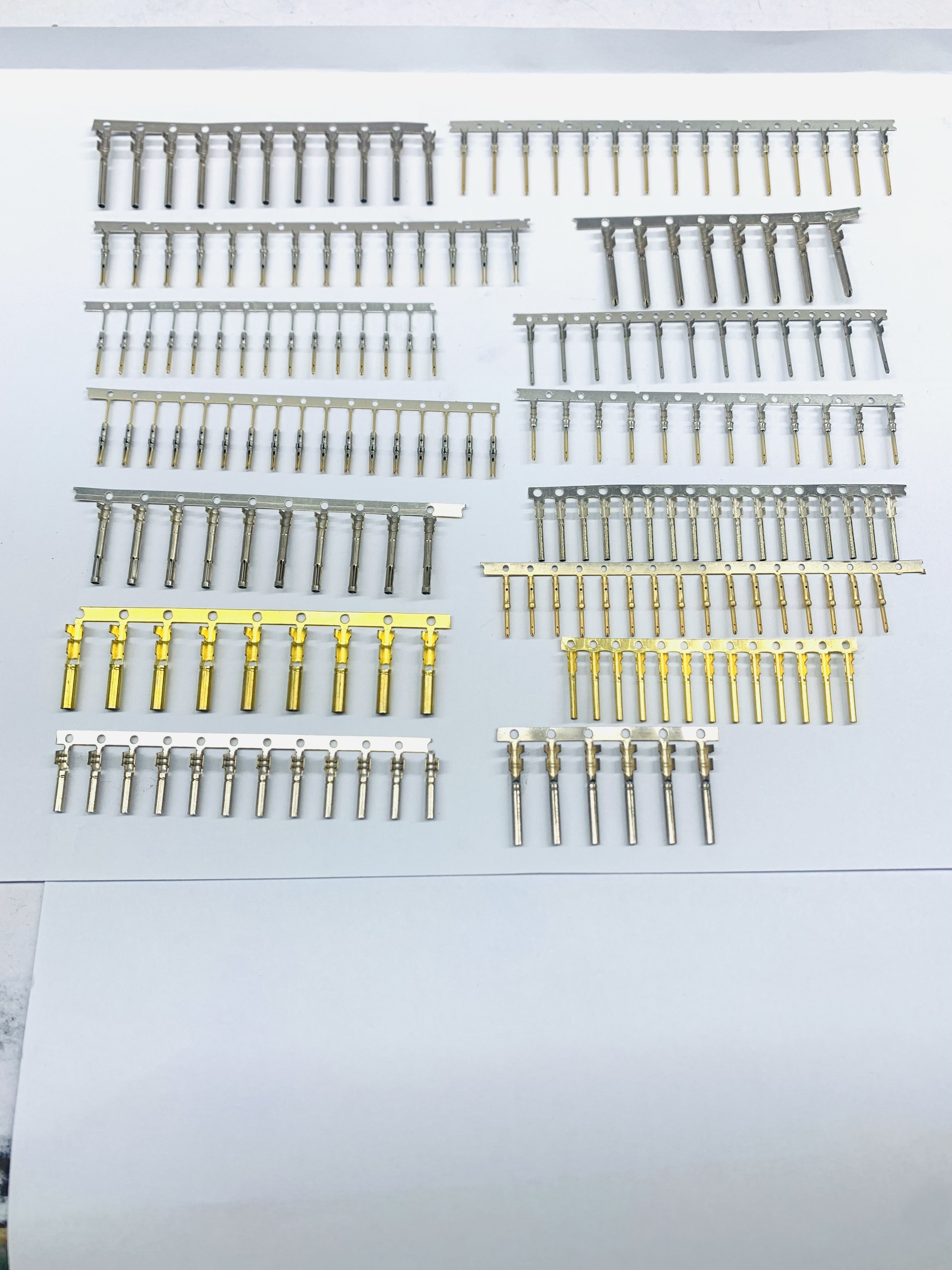 Custom 0.01mm-1.0mm Gold Plating Quick Splice Connector Crimp Connector Needle Crimp Connectors Spade Terminal