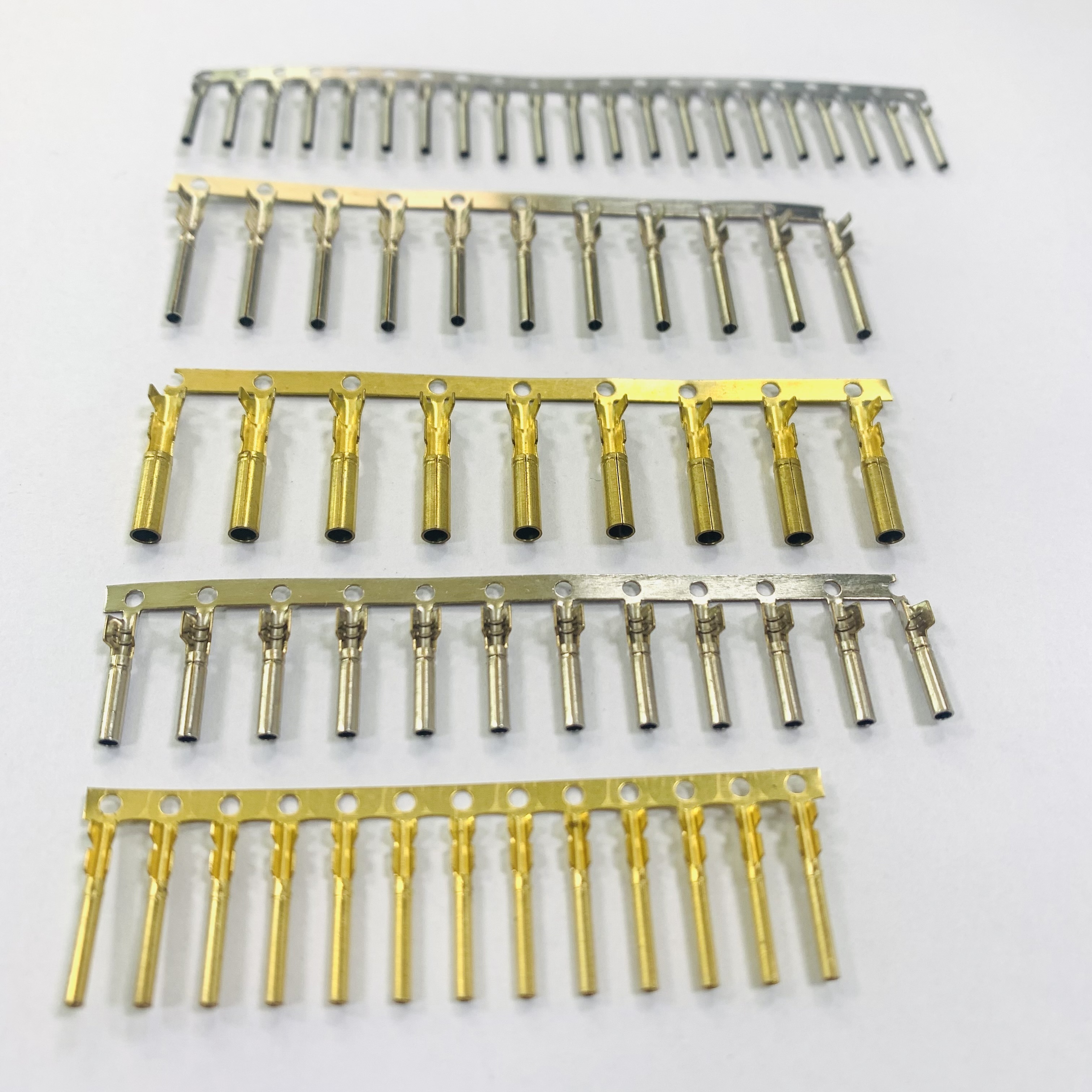 Custom 0.01mm-1.0mm Gold Plating Quick Splice Connector Crimp Connector Needle Crimp Connectors Spade Terminal