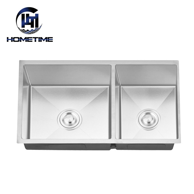 Free standing 304 stainless steel under mounted easy install kitchen sink