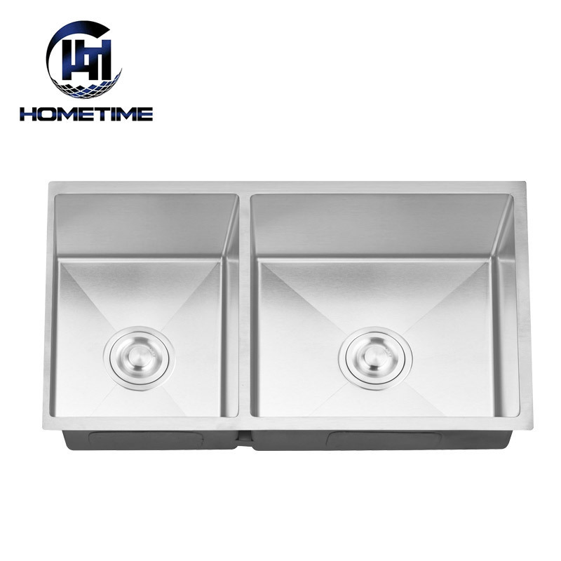 Free standing 304 stainless steel under mounted easy install kitchen sink