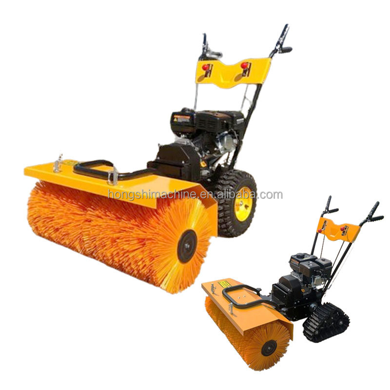 factory sale 6.5 hp driving snowplow  walk behind electric snowblower snow sweeper machine for sale