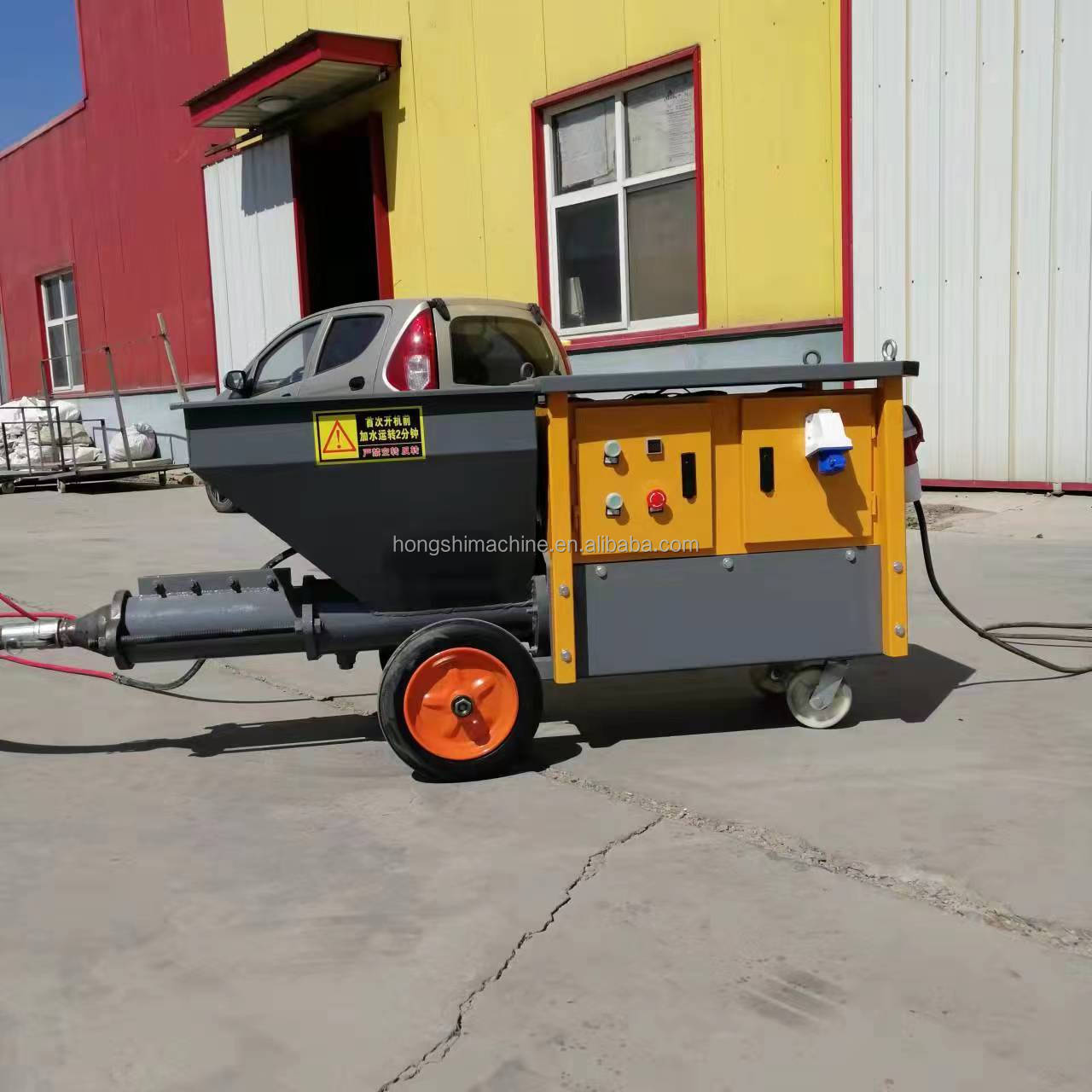 Hot Selling Plastering Machine Diesel Concrete Mortar Stucco Sprayer Cement Mortar Spraying Machine For Sale