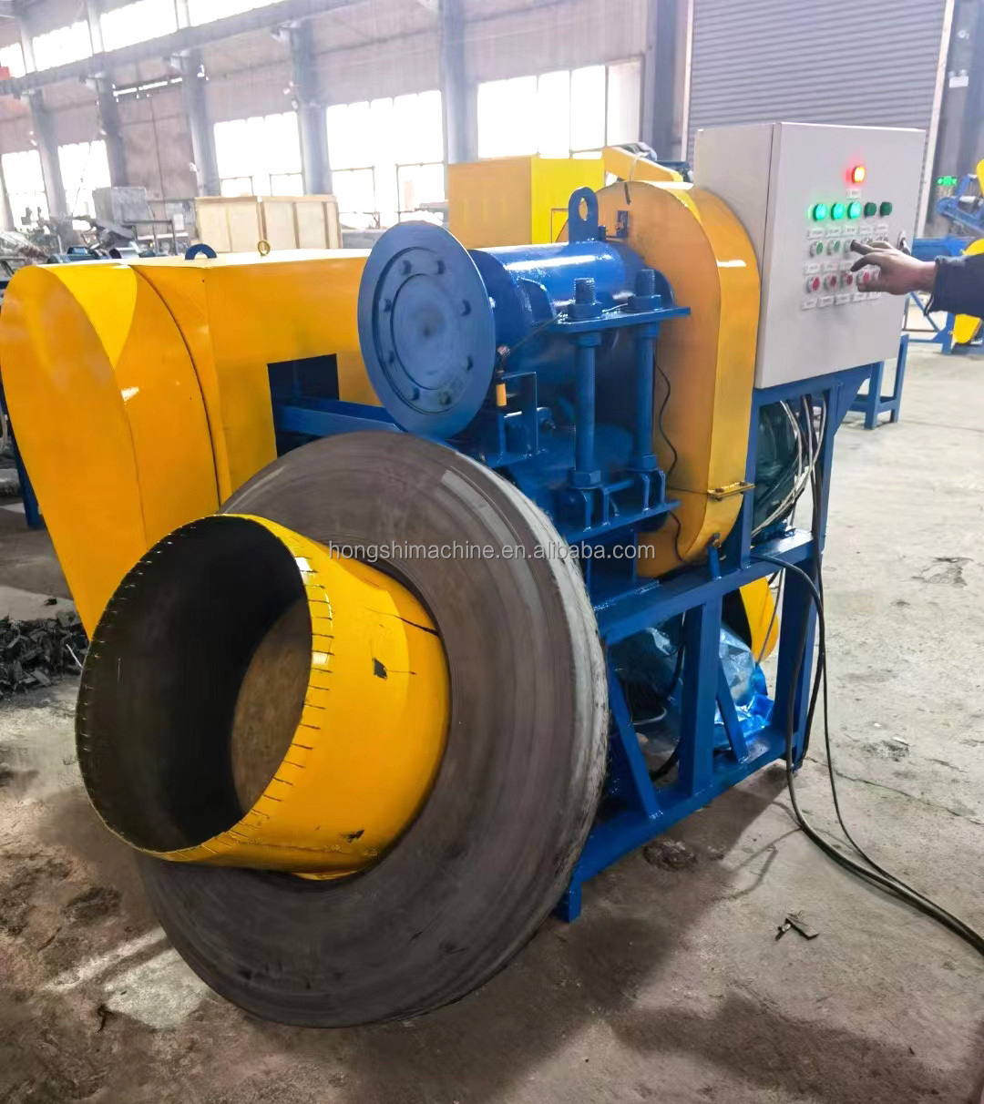 Waste Tyre Recycling Plant / Rubber Powder Making Machine Of Used Tire Recycling