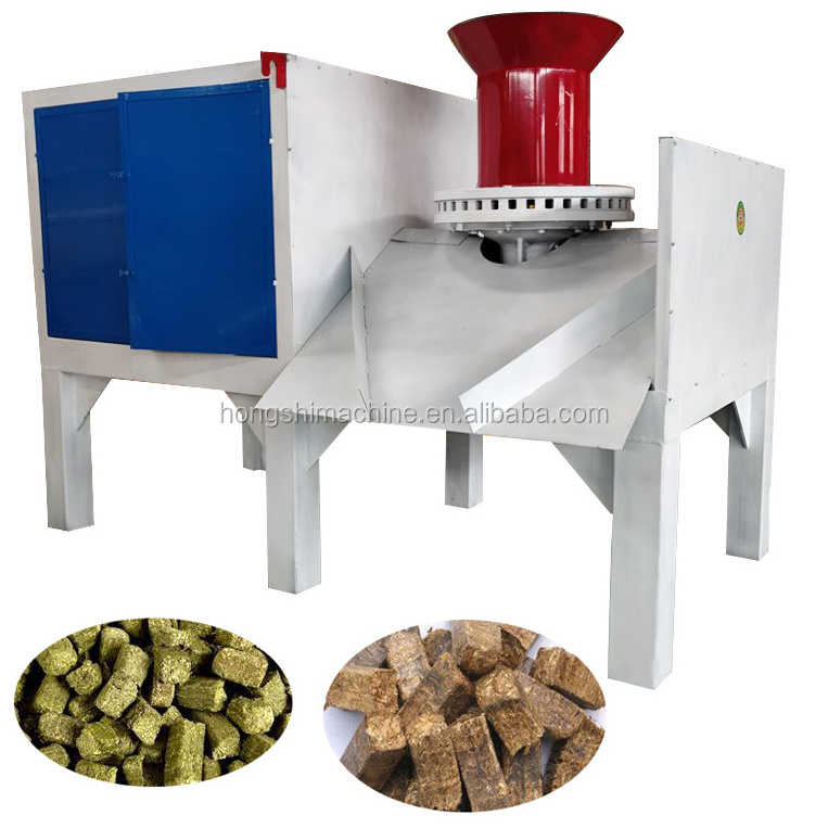 Automatic alfalfa hay cube briquette press machine,Wheat straw cube pellet making machine