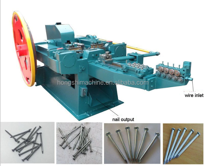 1-6 inch Concrete Nail Making Machine/Automatic Wire Screw Nail Making Production Line