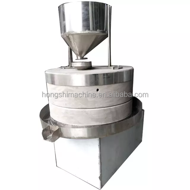 Stone tahini grinder machine/Stone mill tahini sesame making machine/Tahini peanut butter grinding making machine