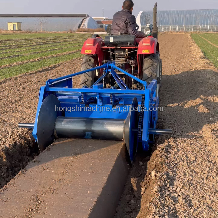 Farm agriculture potato ridger plastering 2 3 row ridger soil bed former machine for tractor mounted plastic mulch layer machine