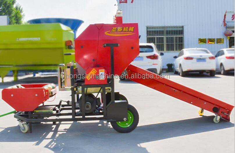 High Quality Mini Round Corn Silage Compress Atv Hay Baler Pressing Bagging Packing Machine Machine For Walking Tractor