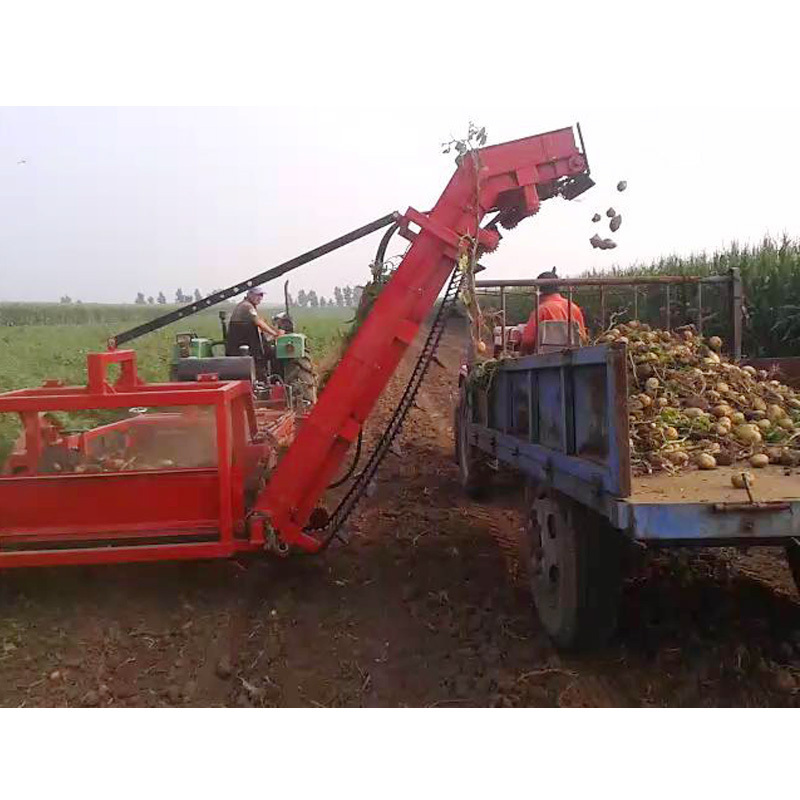 Automatic Self-discharging  sweet potato combine harvester / Garlic carrots Harvester