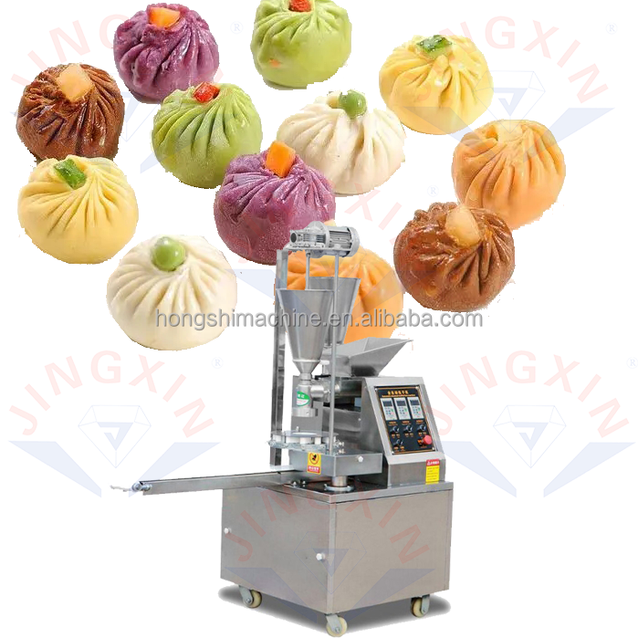 Good Quality Automatic Momo Dumpling Maker Steam Stuffing Bun Bao Baozi Making Machine