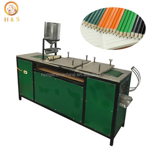 Lead paper pencil rolling machine,recycled paper pen making machine