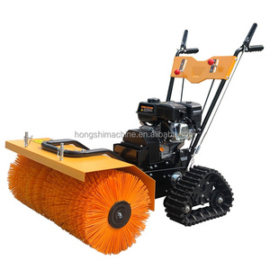 factory sale 6.5 hp driving snowplow  walk behind electric snowblower snow sweeper machine for sale