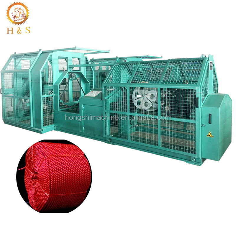 Monofilament danline rope making machine twist plastic rope machine PP PE plastic rope making machine