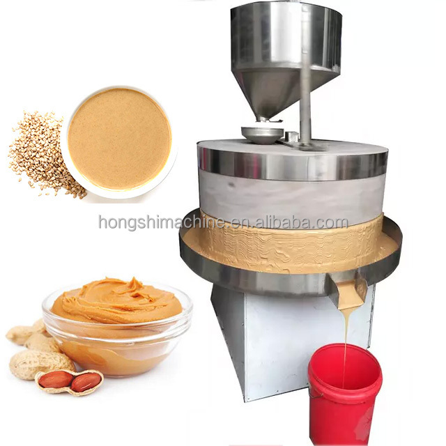 Stone tahini grinder machine/Stone mill tahini sesame making machine/Tahini peanut butter grinding making machine