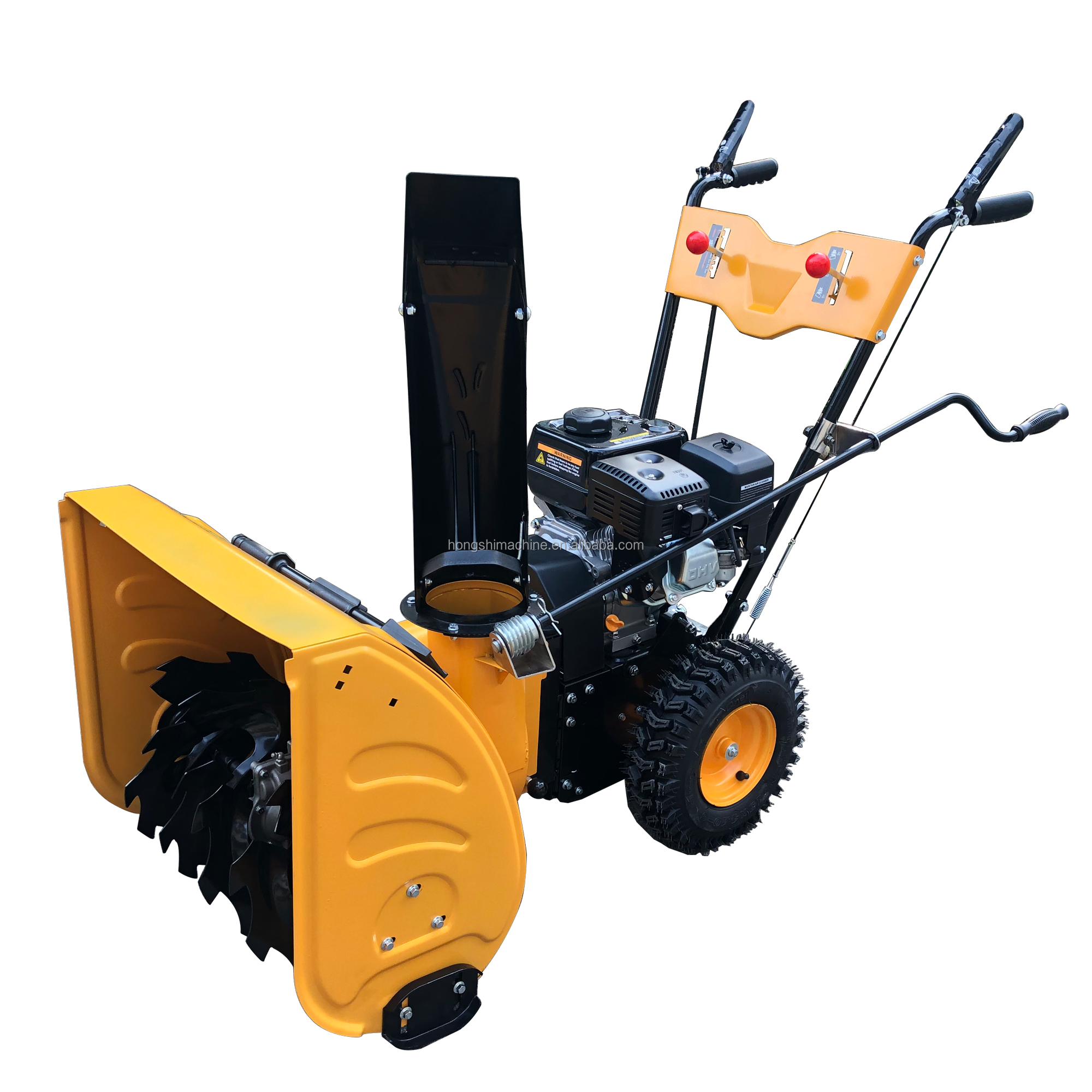 factory sale 6.5 hp driving snowplow  walk behind electric snowblower snow sweeper machine for sale