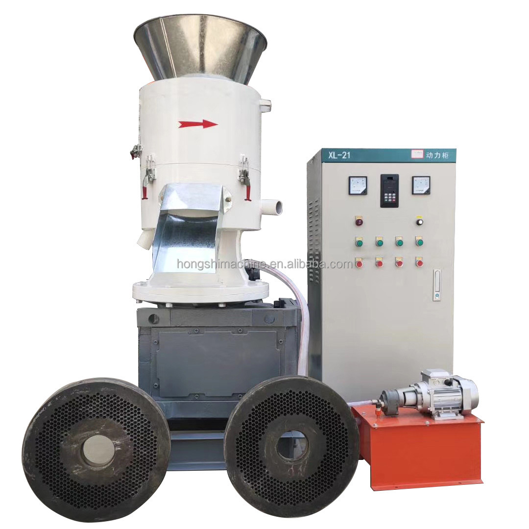 High quality flat die wood sawdust pellet making machine,biomass wood pellet production line