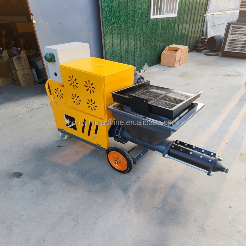 Hot Selling Plastering Machine Diesel Concrete Mortar Stucco Sprayer Cement Mortar Spraying Machine For Sale