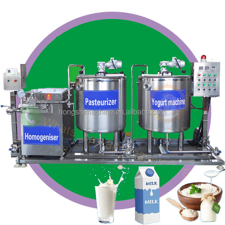 Professional small scale yogurt mixing pasteurization fermentation machine industrial milk fruit greek yogurt making machine