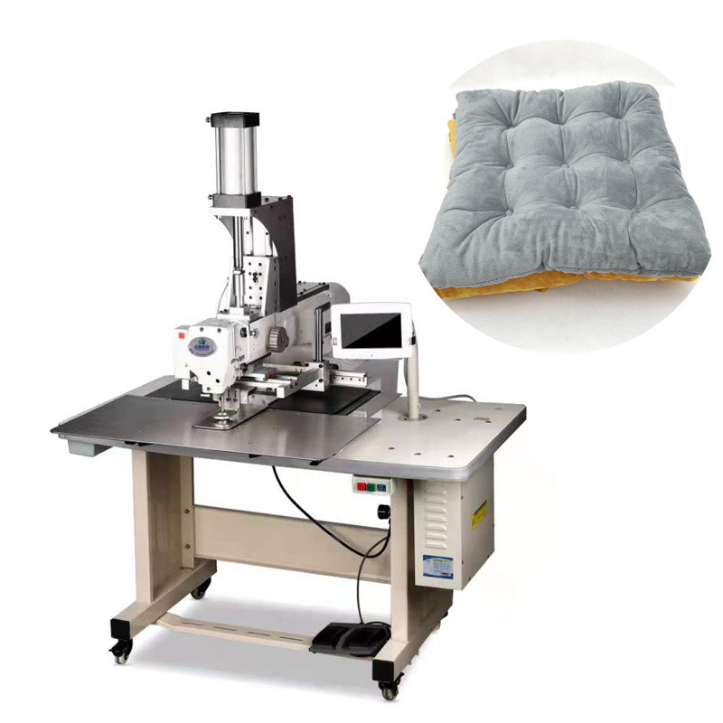 industrial single hole cushion bar tacking machine pillow stitching machine round hole sewing machine for pillow Cases