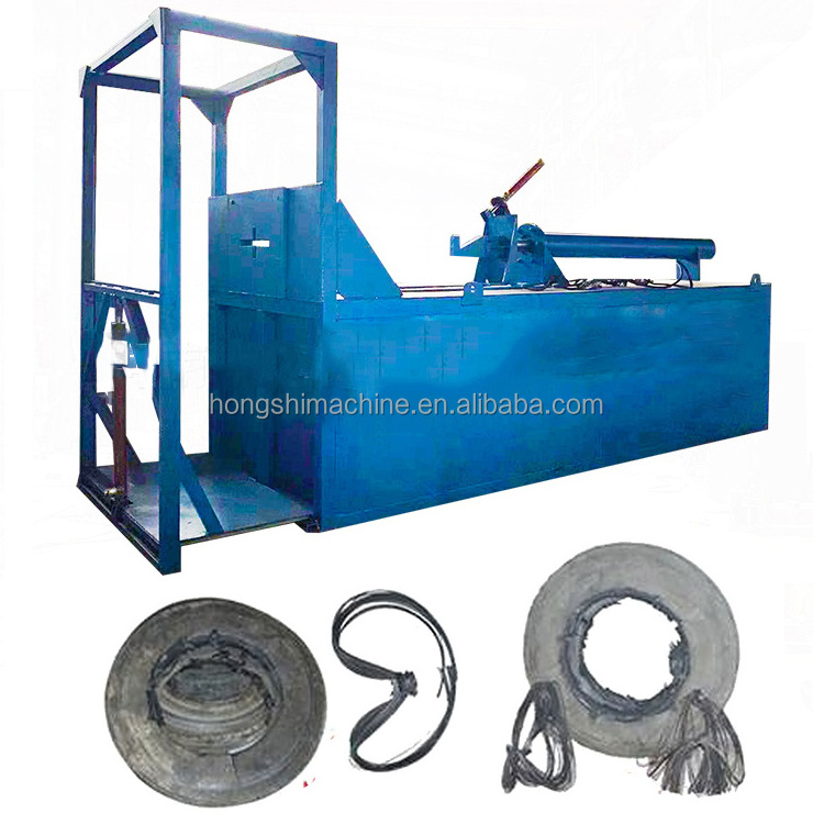 Waste Tyre Steel Wire Pulling Debeader Machine Waste Tire Steel Wire Remover Drawing Machine