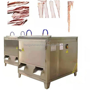 Labor Saving Chicken Duck Intestine Cutting Machine / Intestine Washing Cleaner Machine / Duck Intestine Cleaning Machine