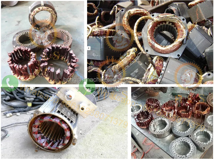 Motor Winding Tools Electric Motor Recycling Machines For Waste Car Motor Engine Cracker Made In China recovery copper