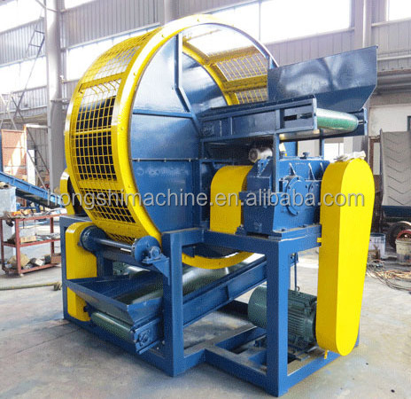 Tyre shredding plant old tyre rubber scrap portable tire shredder for sale