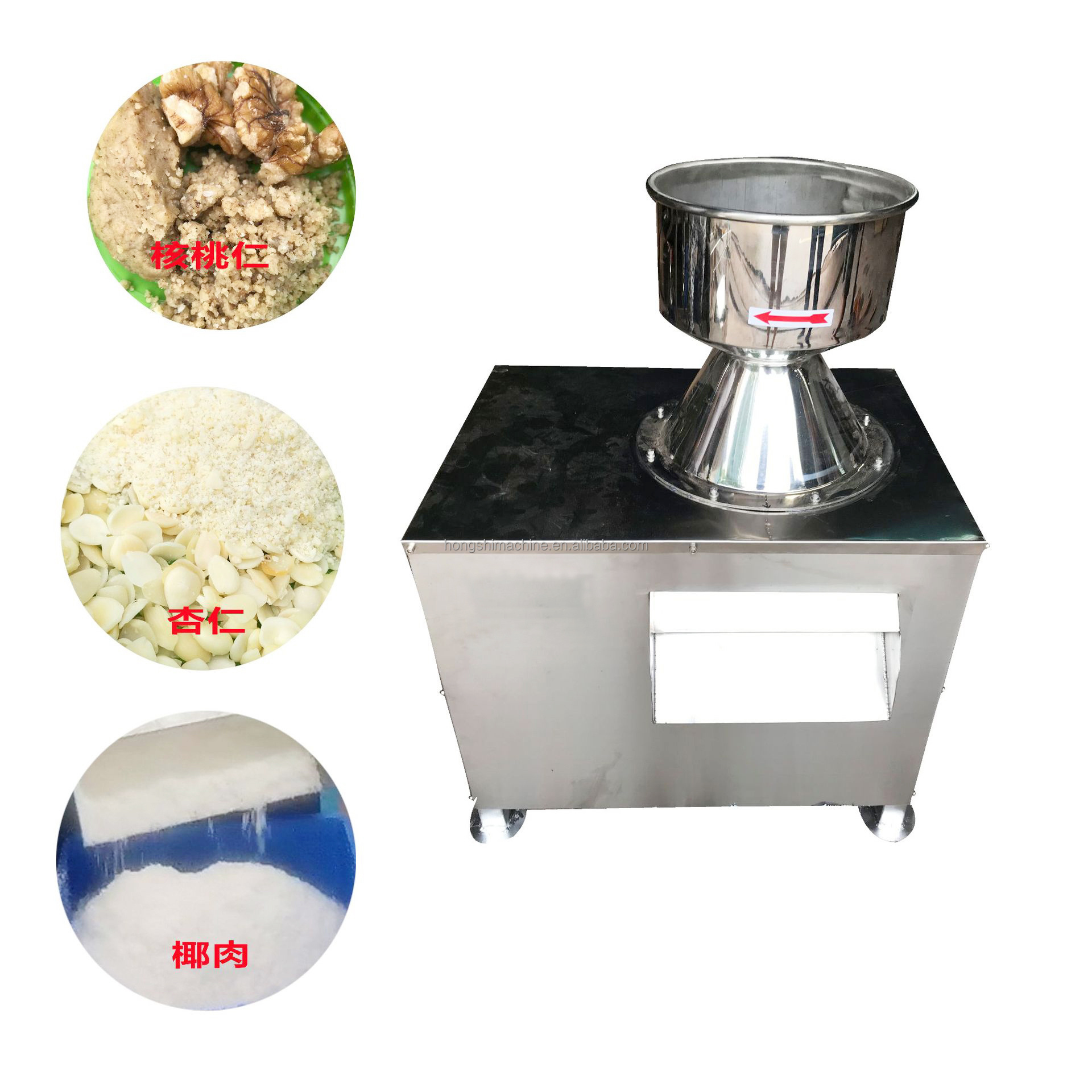 Coconut meat grating scraper machine coconut copra squezing crushing machine