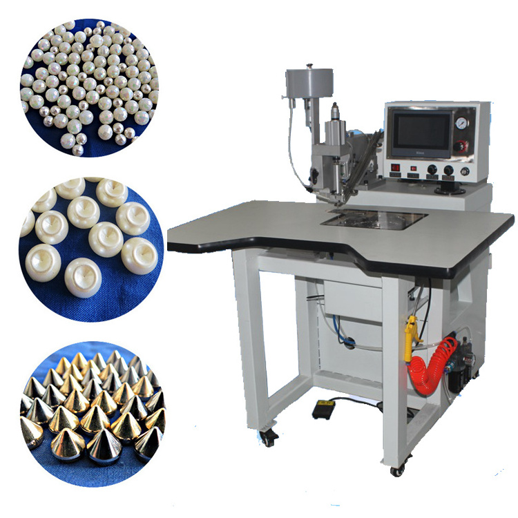 Automatic Beading Attaching Machine Pearl Setting Machine