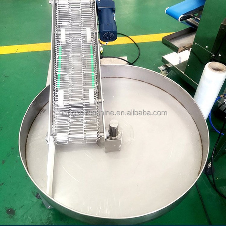 Automatic chicken crumbing bread crumbs breading coating machine ball protein ball turntable wrapping machine