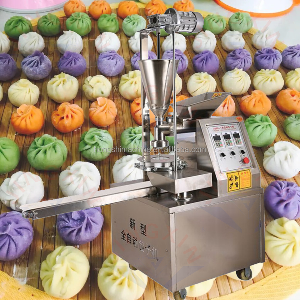 Good Quality Automatic Momo Dumpling Maker Steam Stuffing Bun Bao Baozi Making Machine