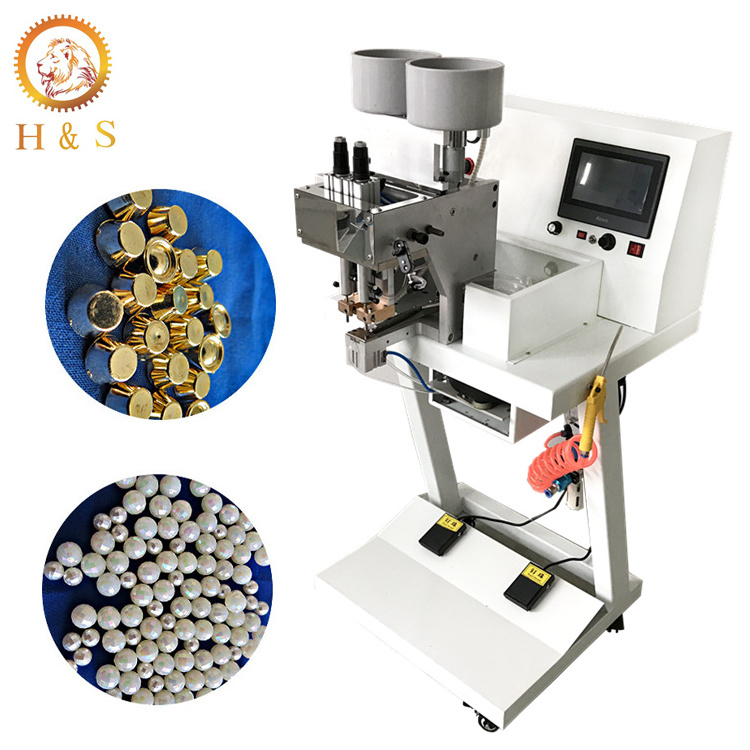 Automatic Beading Attaching Machine Pearl Setting Machine