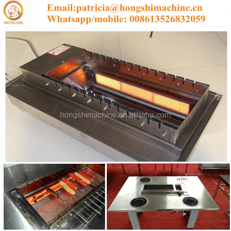 Automatic kebab skewer making machine