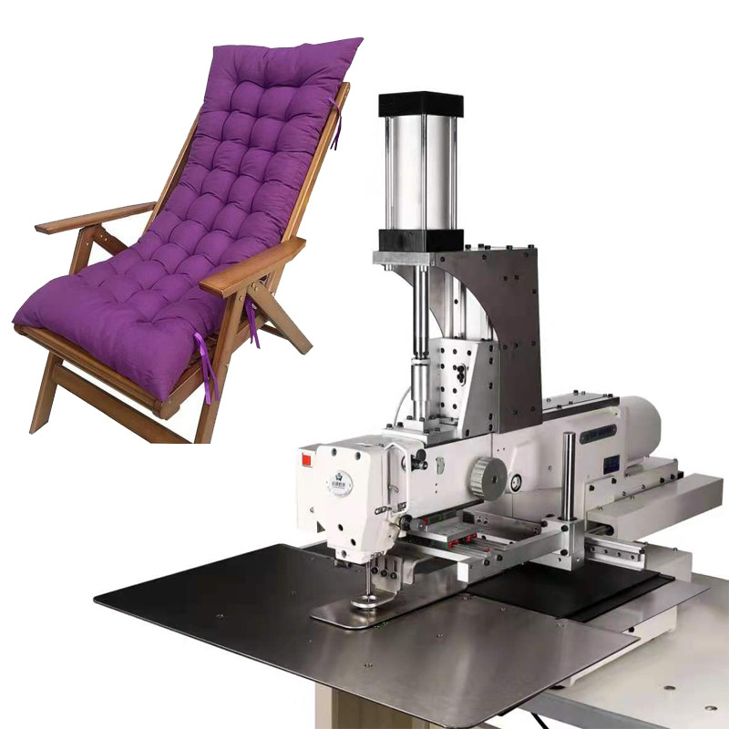 industrial single hole cushion bar tacking machine pillow stitching machine round hole sewing machine for pillow Cases