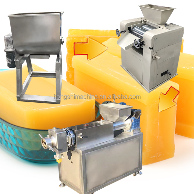 Manual hand simple bar solid soap making machine and cutting soap strip flake cutter cutting machine